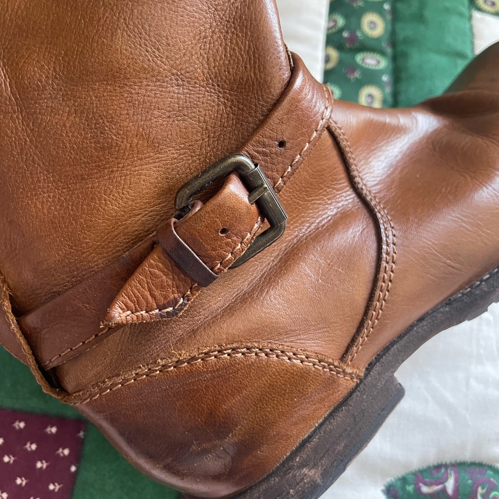 Brown Leather FRYE Phillips Riding Boot - Picture 7 of 13
